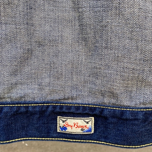 VTG Dry Bones X Japan 🇯🇵 Selvage Denim Jacket, Sz M - Picture 14 of 16